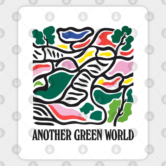 Another Green World Sticker by unknown_pleasures